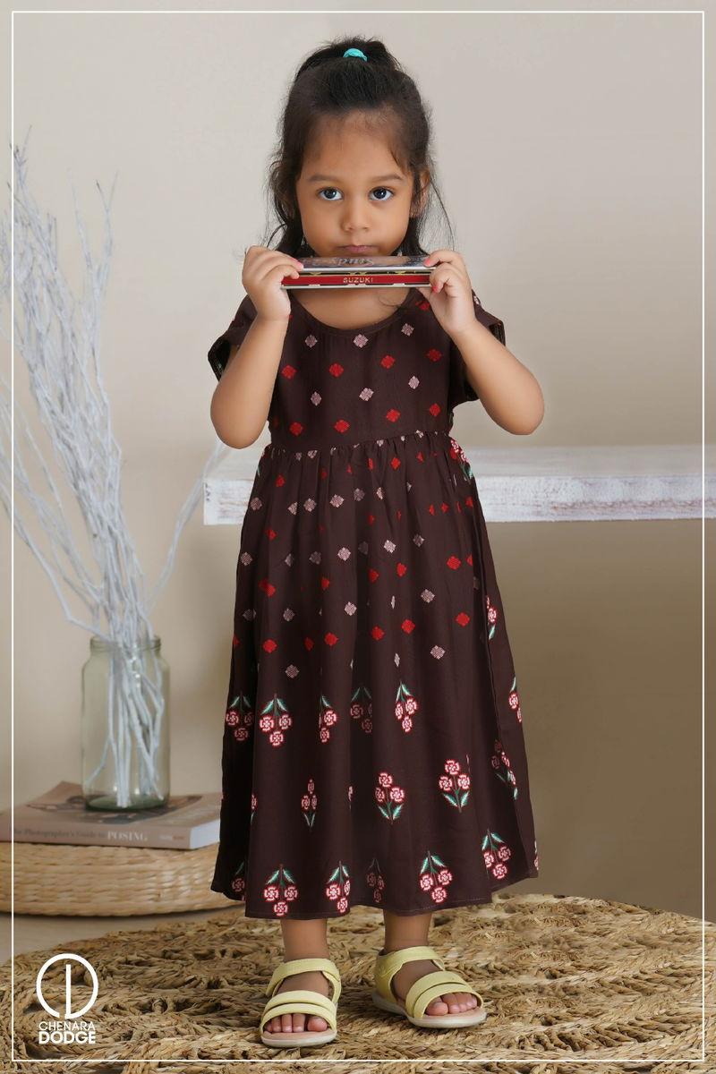 BIANCA TIE-UP KID'S DRESS-2YR