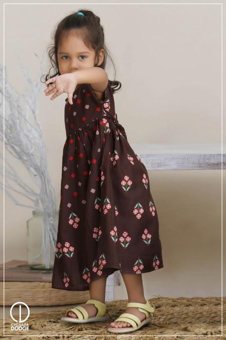 BIANCA TIE-UP KID'S DRESS-2YR