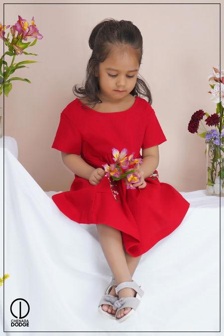 DEBBY EMBROIDERED KIDS DRESS-2YR