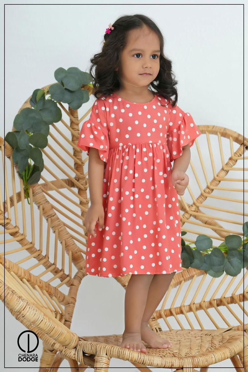 STEPHANIE POLKA-DOT KID’S DRESS-2YR