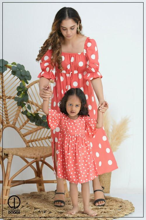 STEPHANIE POLKA-DOT KID’S DRESS-2YR