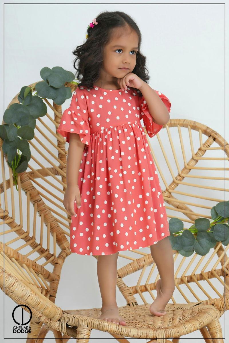 STEPHANIE POLKA-DOT KID’S DRESS-2YR