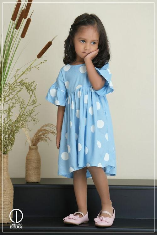 CIERA POLKA-DOT KID’S DRESS