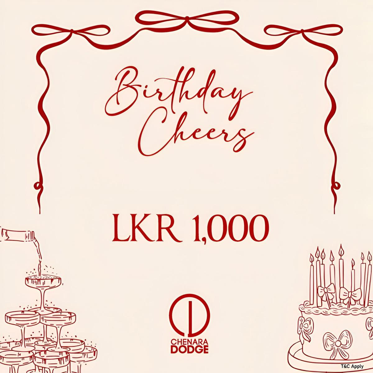 CD E-VOUCHER FOR  BIRTHDAYS